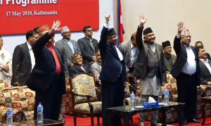 माधव पक्षको निष्कर्ष : वाम गठबन्धनकै सरकार, माओवादीसँग सहकार्य माधव पक्षको निष्कर्ष : वाम गठबन्धनकै सरकार, माओवादीसँग सहकार्य