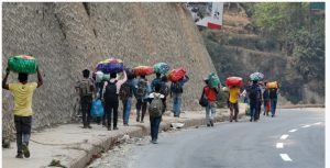 कोरोना बोकेर गाउँघरतिर… कोरोना बोकेर गाउँघरतिर…