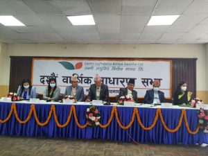 लक्ष्मी लघुविक्त वित्तीय संस्थाकाे दशौं बार्षिक साधारण सभा सम्पन्न 