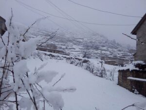 हुम्लामा भारी हिमपात, तापक्रम माइनस १२ भन्दा तल