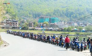 Jagdamba Motors, the sole authorized distributor of TVS Motor Company in Nepal, organized its first NOG ride in Pokhara