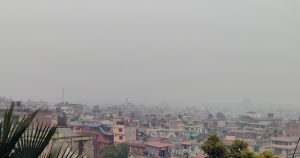 काठमाडौँमा वायु प्रदूषण बढ्दै काठमाडौँमा वायु प्रदूषण बढ्दै