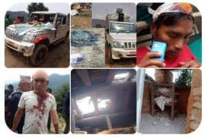 गठबन्धनका दलहरुबीच कुटाकुट, प्रहरी चौकी तोडफोड