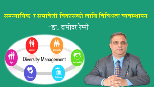 समन्यायिक र समावेशी विकासको लागि विविधता व्यवस्थापन