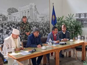 भूमी प्रशासनका प्राज्ञिक बिधामा के यु सङ्ग सहकार्य हुने- सचिव डा. रेग्मी
