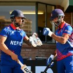भुर्तेलको ऐतिहासिक इनिङ्समा नेपालद्वारा चीनसामु ३१४ रनको विशाल लक्ष्य