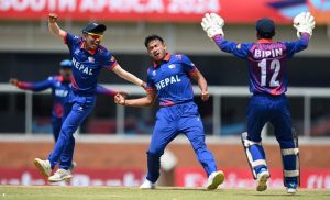 नेपाल यू-१९ विश्वकप क्रिकेटको सुपर सिक्समा