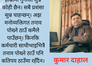 द्वन्दको उत्कर्षमा सरकारी सेवा ।