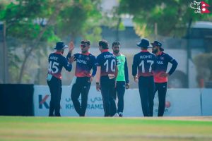 रोहितको धमाकेदार ५८ रन, नेपालले बनायो १४७ रन