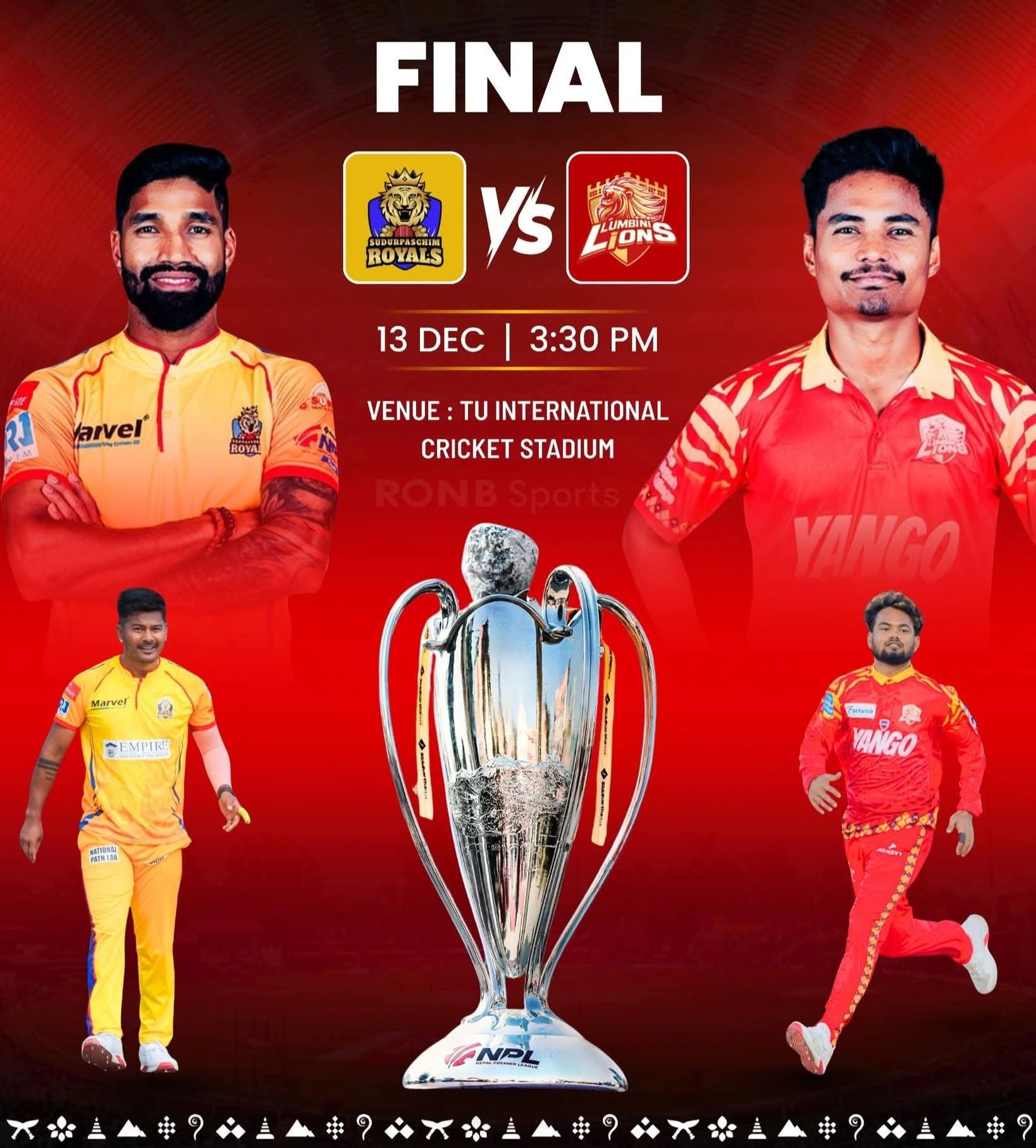 रोहित पौडेलको रणनीतिमा भरोसा, लुम्बिनी आज इतिहास रच्ने तयारीमा