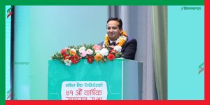 नबिल बैंकको ४१औँ वार्षिक साधारणसभा सम्पन्न, सञ्चालक समितिको अध्यक्षमा निर्वाणकुमार चौधरी चयन नबिल बैंकको ४१औँ वार्षिक साधारणसभा सम्पन्न, सञ्चालक समितिको अध्यक्षमा निर्वाणकुमार चौधरी चयन