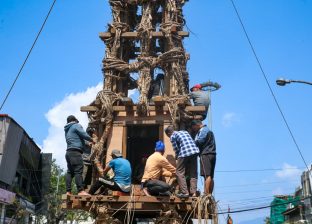 तीनधारामा रथ तयार, सुरु हुँदै ऐतिहासिक सेतो मच्छिन्द्रनाथ जात्रा