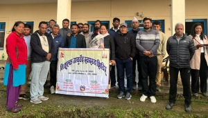 रामेछापको सुनापतिमा सञ्चालित नि:शुल्क आयुर्वेदिक स्वास्थ्य शिविरबाट २७० जना लाभान्वित