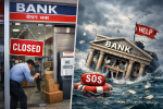 धमाधम शाखा बन्द गर्दै बैंक, आफैं दिँदै डुबेको संकेत !