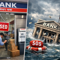 धमाधम शाखा बन्द गर्दै बैंक, आफैं दिँदै डुबेको संकेत !