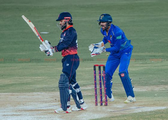 भुर्तेलको विस्फोटक ब्याटिङ: यूएईमाथि नेपालको दमदार जित, सिरिज बराबरी