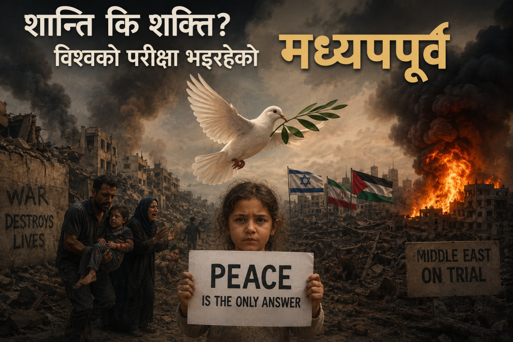 शान्ति कि शक्ति? विश्वको परीक्षा भइरहेको मध्यपूर्व