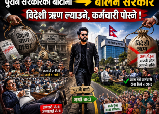 पुरानै सरकारको बाटोमा बालेन सरकारः विदेशी ऋण ल्याउने, कर्मचारी पोस्ने !