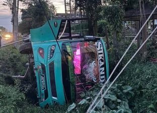 काठमाडौंबाट बीरगन्जका लागि छुटेको बस दुर्घटनाग्रस्त