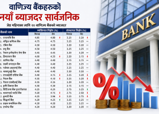 वाणिज्य बैंकहरुको नयाँ ब्याजदर सावर्जनिक वाणिज्य बैंकहरुको नयाँ ब्याजदर सावर्जनिक