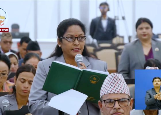 सरकारले गरिब होइन, गरिबी भगाउने नीति लिनुपर्छः सांसद विष्णुमाया बिक