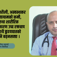 उच्च रक्तचाप भनेको ‘साइलेन्ट किलर’ हो, जोखिनुपर्छ : डा.अनिल भट्टराई