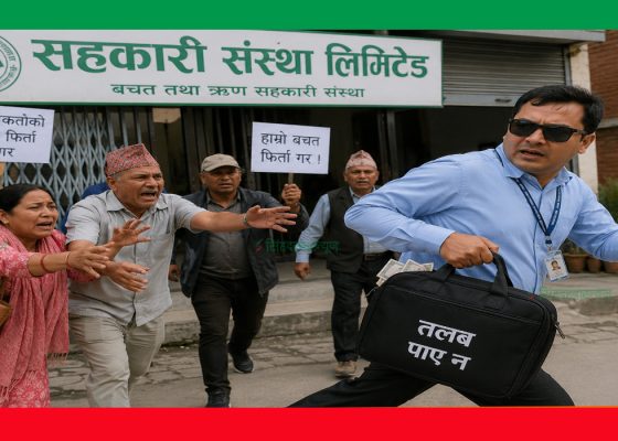 सहकारीका कर्मचारीले : न तलब पाए न कोषको रकम, बचतकर्ताबाट भागीभागी हिँड्छन् !
