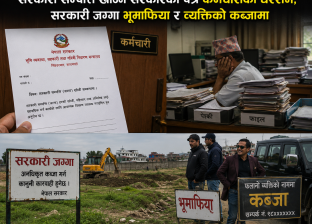 सरकारी सम्पत्ति खोज्ने सरकारको पत्र कर्मचारीको घर्रामा, सरकारी जग्गा भूमाफिया र व्यक्तिको कब्जामा ’