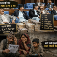 कामै नगरिकन सांसदहरुलाई तलब र भत्ता, कर तिर्ने जनतालाई छाक टार्नकै चिन्ता !