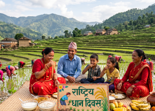 जलवायुमैत्री प्रविधि, धानमा आत्मनिर्भरता र समृद्धि’ नारासहित २३ औँ धान दिवस मनाइँदै