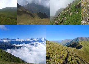 हिमाली सौन्दर्य : जहाँ बादलले चुम्छन् डाँडाकाँडा, हिमालले ओढ्छन् हरियालीको चोली