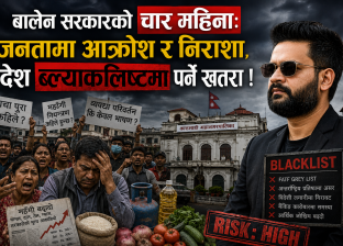 बालेन सरकारको चार महिनाः जनतामा आक्रोश र निराशा, देश ब्ल्याकलिष्टमा पर्ने खतरा !