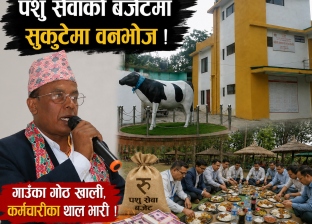 पशु सेवाको बजेटमा सुकुटेमा वनभोज पशु सेवाको बजेटमा सुकुटेमा वनभोज