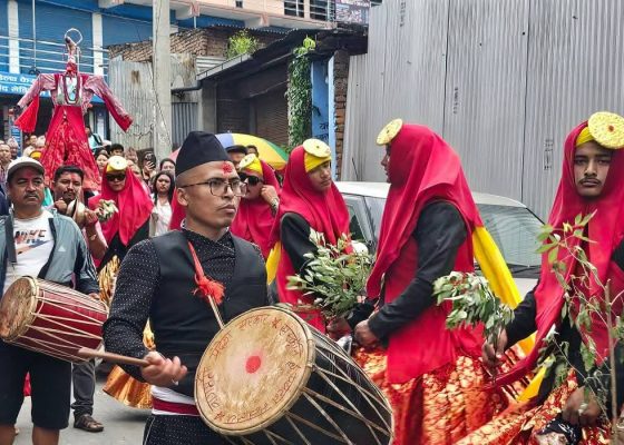 काठमाडौंमा भदौ १३ गते ताकुकोटको मौलिक गाईजात्रा, पुस्तौँ पुरानो संस्कृति राजधानीमा प्रदर्शन हुँदै