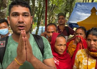 सैनिक ब्यारेकबाट बाढीपीडितको अपिल : होटलमा महंगी छ, चाउचाउ–विस्कुट मिलाइदिनुहोस