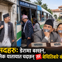 सांसदहरुः डेरामा बस्छन्, सार्वजनिक यातायात चढ्छन् तर बेथितिबारे बोल्दैनन् !