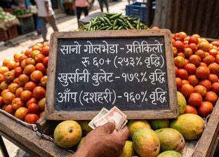 महंगो बन्यो भान्छा : तरकारीमा २ सय ५३ प्रतिशतसम्मको मूल्यवृद्धि महंगो बन्यो भान्छा : तरकारीमा २ सय ५३ प्रतिशतसम्मको मूल्यवृद्धि