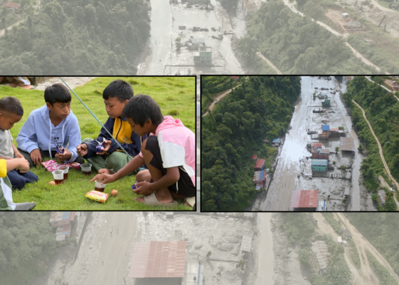 बाढीबाट करिब १७ हजार बालबालिका प्रभावित, सयौं बेपत्ता : १८ विद्यालय ध्वस्त