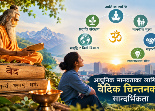 आधुनिक मानवताका लागि वैदिक चिन्तनको सान्दर्भिकता आधुनिक मानवताका लागि वैदिक चिन्तनको सान्दर्भिकता