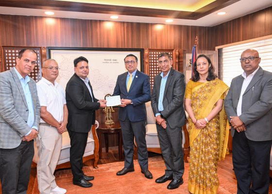 सिप्रदी तथा भोटेकोशी पावर कम्पनीद्वारा विपद् उद्धार कोषमा ५ करोड १ लाख सहयोग