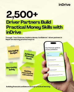 inDrive Financial Literacy Course Helps Over 2,500 Driver Partners Build Practical Money Management Skills in Nepal inDrive Financial Literacy Course Helps Over 2,500 Driver Partners Build Practical Money Management Skills in Nepal