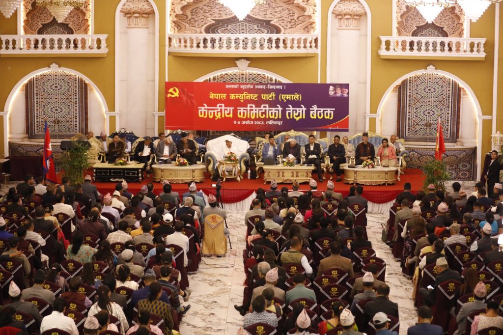 एमाले बैठक : बरिष्ठ नेतामा विद्या भण्डारीसहित सात जना स्थायी कमिटी र २० जना केन्द्रीय सदस्य मनोनित