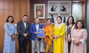 कुमारी बैंक र महिला उद्यमी महासंघ नेपालबीच महिलाको दिगो आर्थिक सशक्तिकरण प्रवद्र्धनका लागि साझेदारी । कुमारी बैंक र महिला उद्यमी महासंघ नेपालबीच महिलाको दिगो आर्थिक सशक्तिकरण प्रवद्र्धनका लागि साझेदारी ।