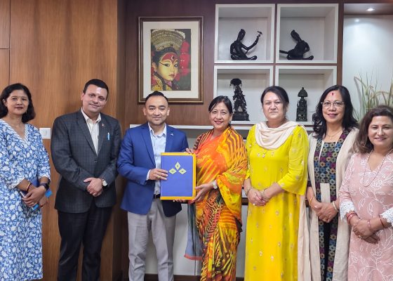 कुमारी बैंक र महिला उद्यमी महासंघ नेपालबीच महिलाको दिगो आर्थिक सशक्तिकरण प्रवद्र्धनका लागि साझेदारी ।