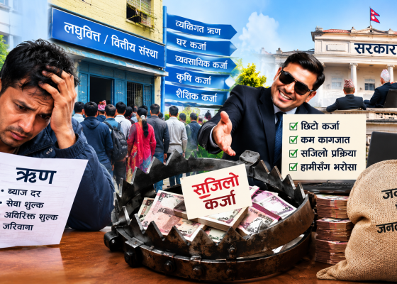 ऋण भिडाउन नयाँ नयाँ फण्डाः जनता फस्दै, सरकार रमिता हेर्दै !