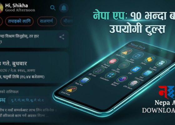 नेपा एपले थप्यो दैनिक जीवनमा उपयोगी हुने १० भन्दा बढी नयाँ टुल्स नेपा एपले थप्यो दैनिक जीवनमा उपयोगी हुने १० भन्दा बढी नयाँ टुल्स