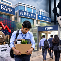 बैंक, वित्तिय संस्था, इन्स्योरेन्स संकटमा, जेल जानुपर्ने डरमा धमाधम जागिर छोड्दै कर्मचारी