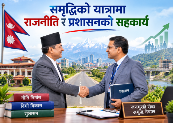 समृद्धिको यात्रामा राजनीति र प्रशासनको सहकार्य