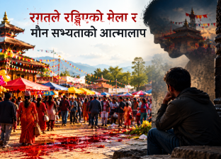 रगतले रङ्गिएको मेला र मौन सभ्यताको आत्मालाप