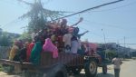 कलात्मक मूर्ति विसर्जनमा भक्तजनको उत्साहजनक सहभागिता